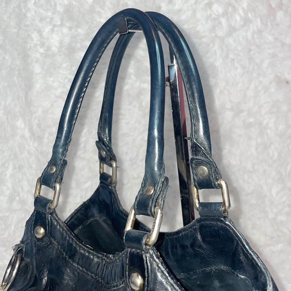 Gucci Guccissima Rare Leather Lining Sukey Vintage Med Shoulder Tote Bag Black - Picture 9 of 17